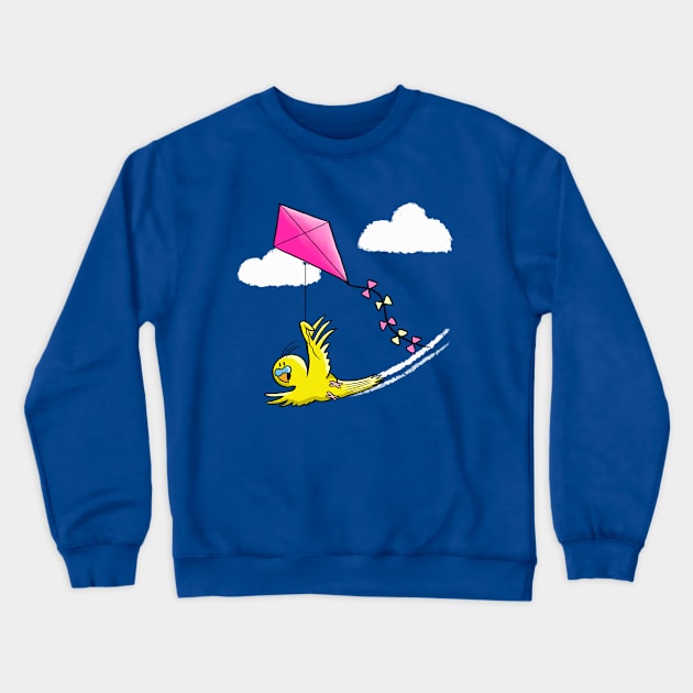 Flying a Kite Crewneck Sweatshirt by Hallo Molly